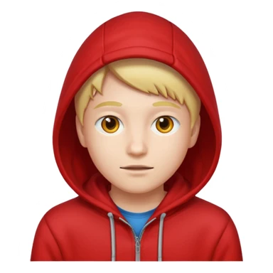 Red hoodie sticker