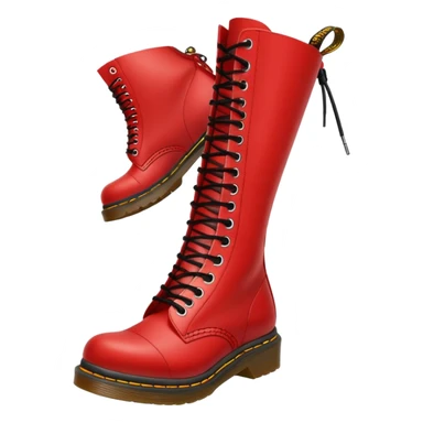 doc martens red sticker