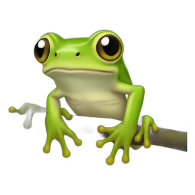 Treefrog-jesus sticker