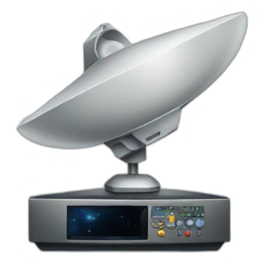 satellite receiver sticker