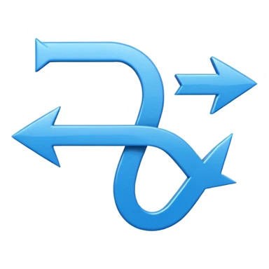 Dual language translation symbol icon. On the left, the Latin letter 'A'. On the right, the Arabic letter 'ع'. A stylish arrow or cycle sign connecting them. Blue and white color palette, 3D render style, glossy finish, isolated on white. sticker