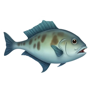 ocean sunfish -Mola fish sticker