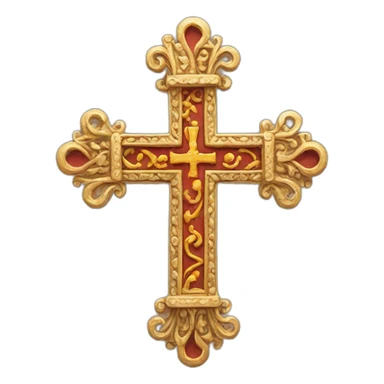 Occitan cross sticker