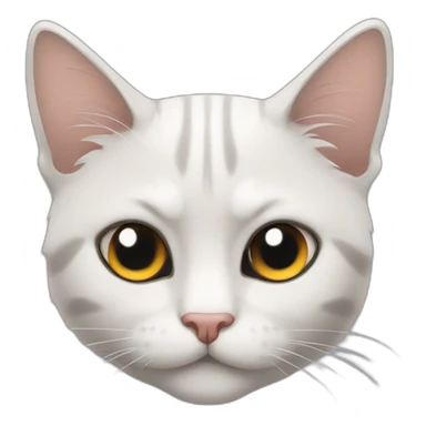 Gato feo y sucio sticker