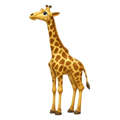 Girafe qui fait de la musique  sticker