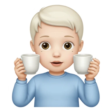 Babie Holding Cups sticker