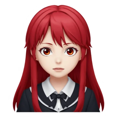 Rias Gremory anime style art sticker