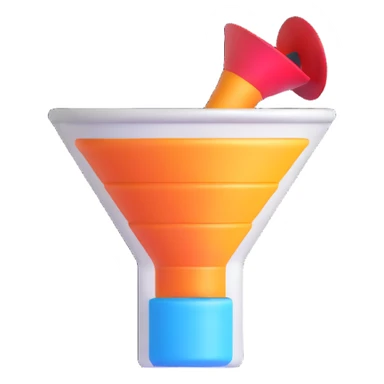 funnel testing mode icon sticker