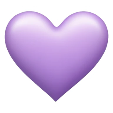 pastel purple heart sticker