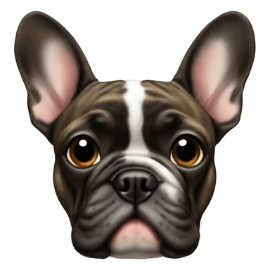 Brindle french bulldog  sticker