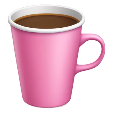 pink cup sticker