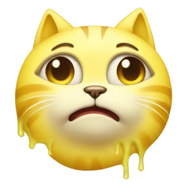 Crying banana cat sticker