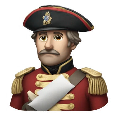 Crimean War soldier keeping scores sticker