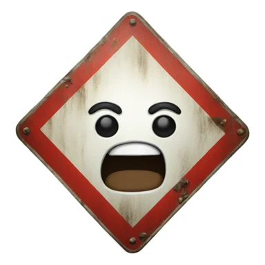  Danger warning sign sticker