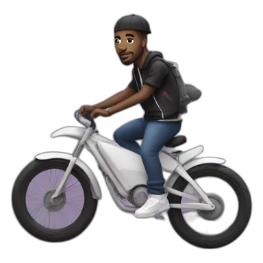 french rapper jul on a bike sticker
