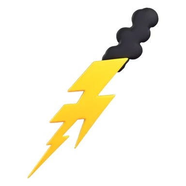 lightning bolt sticker