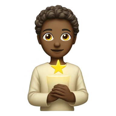 Hope wearing halo sticker