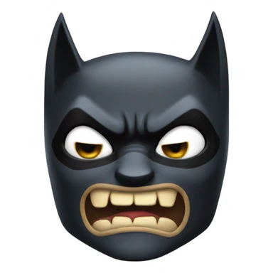 cat batman smack sticker