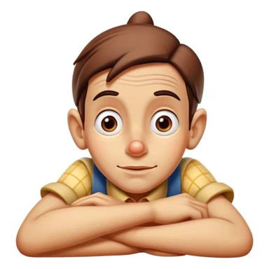 Pinocchio qui ment  sticker
