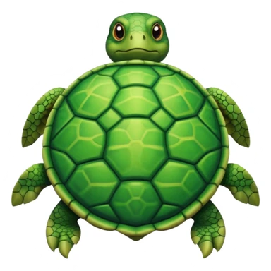 a confused turtle  sticker