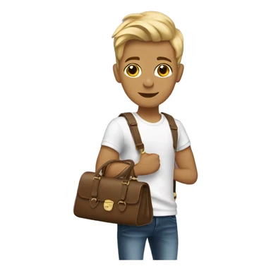 twink with an expensive handbag sticker