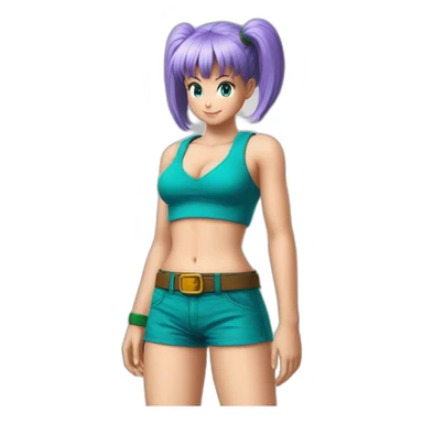 Bulma tiny waist sticker