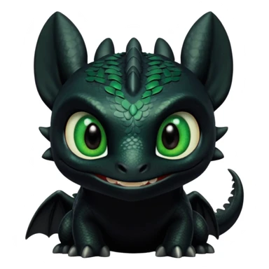 Toothless from how to train your Dragon ￼ sticker