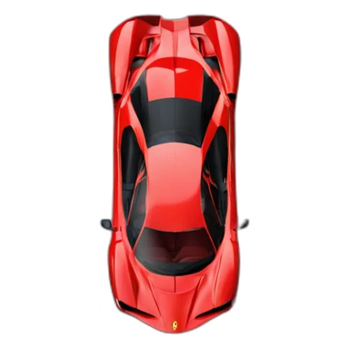 Hiperrealist-Ferrari SF90 in red sticker