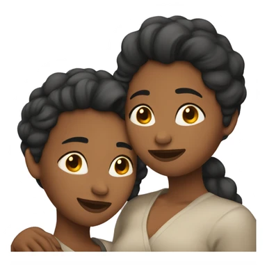 Lesbian couple cuddling  sticker
