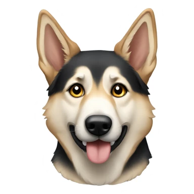 German shepherd husky mix sticker