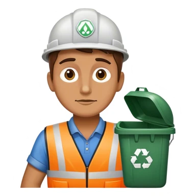 ￼ Trash collector sticker