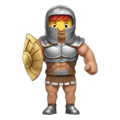 muscles gladiator sticker