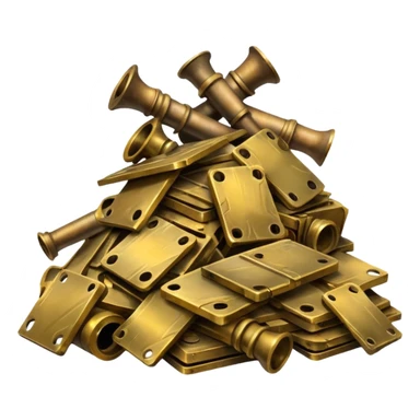 Mixe Brass scrap sticker