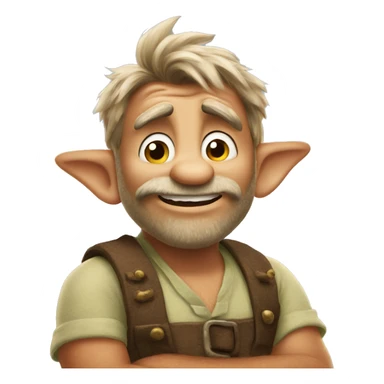 gruff from tinker bell sticker