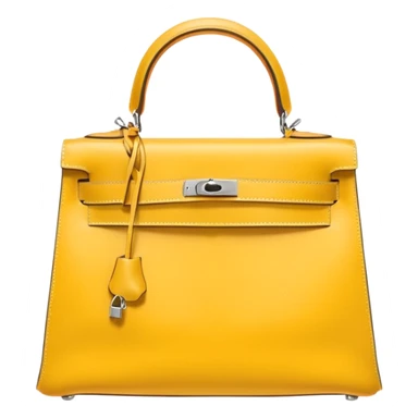 hermes kelly yellow bag sticker