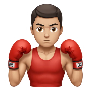 boxing champion sticker