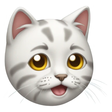 Cat cry to iphone emoji sticker