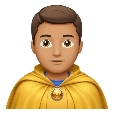 but with yellow cape, not red sticker