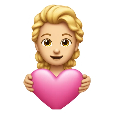 Herz in rosa sticker