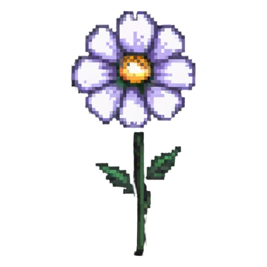 a beautiful flower sticker