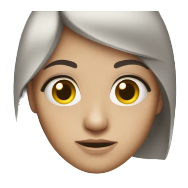 Blink left eye girld sticker