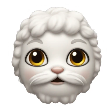 Coniglio co una campana in testa sticker