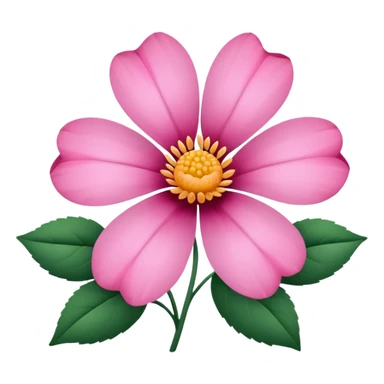 pink girly framed flower picture sticker