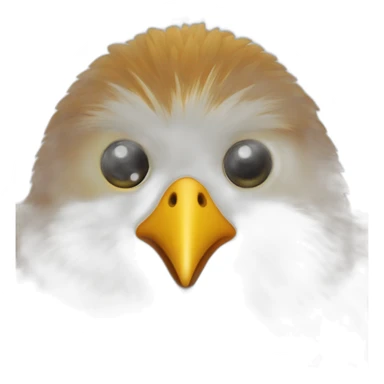 Chat sur un poussin sticker