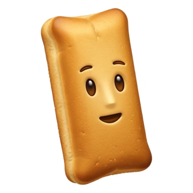 elongated crouton without a face sticker