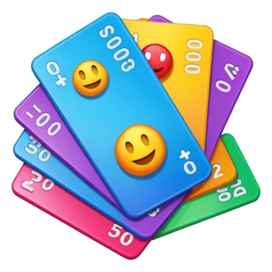 lottery cards sticker