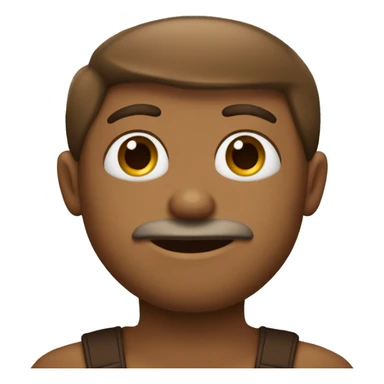 menino de cabelo marrom e olhos castanho pele  bege sticker