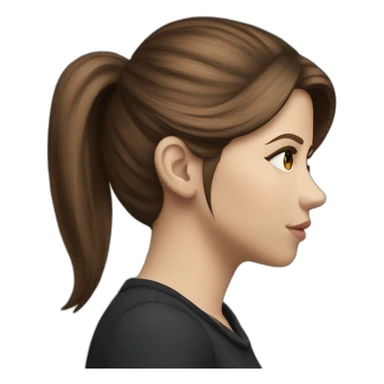 Anna Kendrick side view sticker