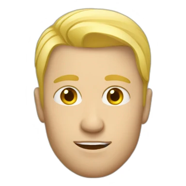 tall ukranian blond man sticker