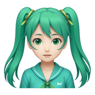 uma vocaloide hatsuni miku sticker
